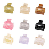 Cwaha07443_Jelly Rectangle Acrylic Small Hair Claw Clip