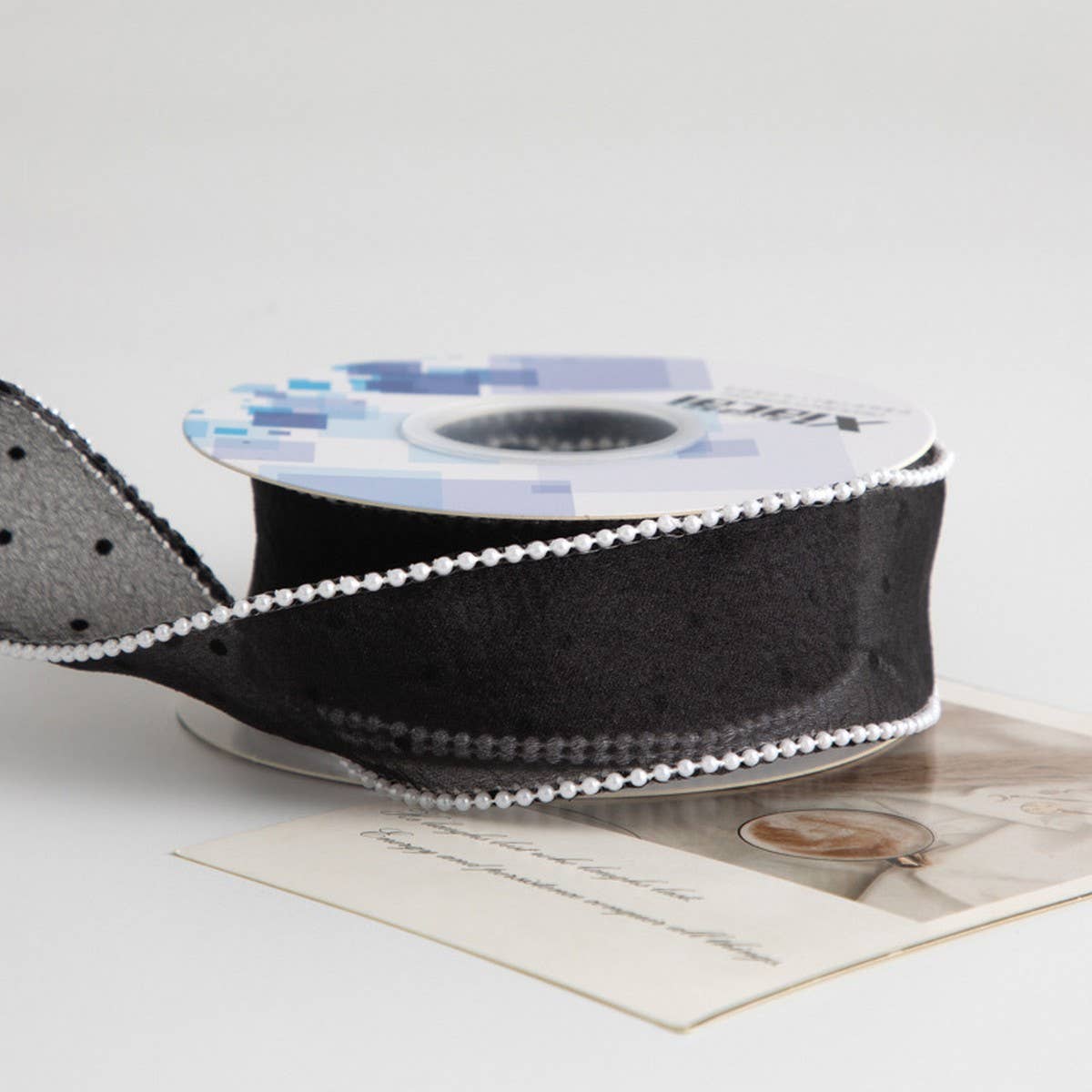 PEARL EDGE SMALL POLKA DOT RIBBON DIY RIBBON_CWMM5768