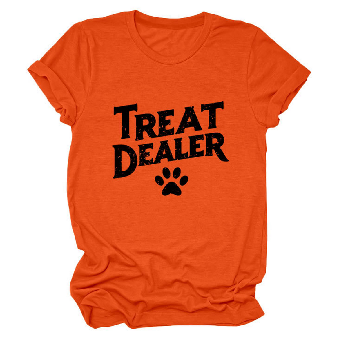 STYLISH CREW NECK SHORT SLEEVE TEE FOR WOMEN_CWDSD8365