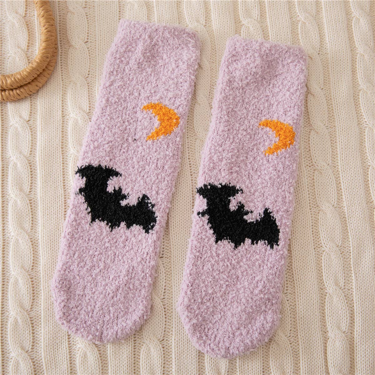 HALLOWEEN THICKENED CORAL FLEECE SOCKS_CWMS0620