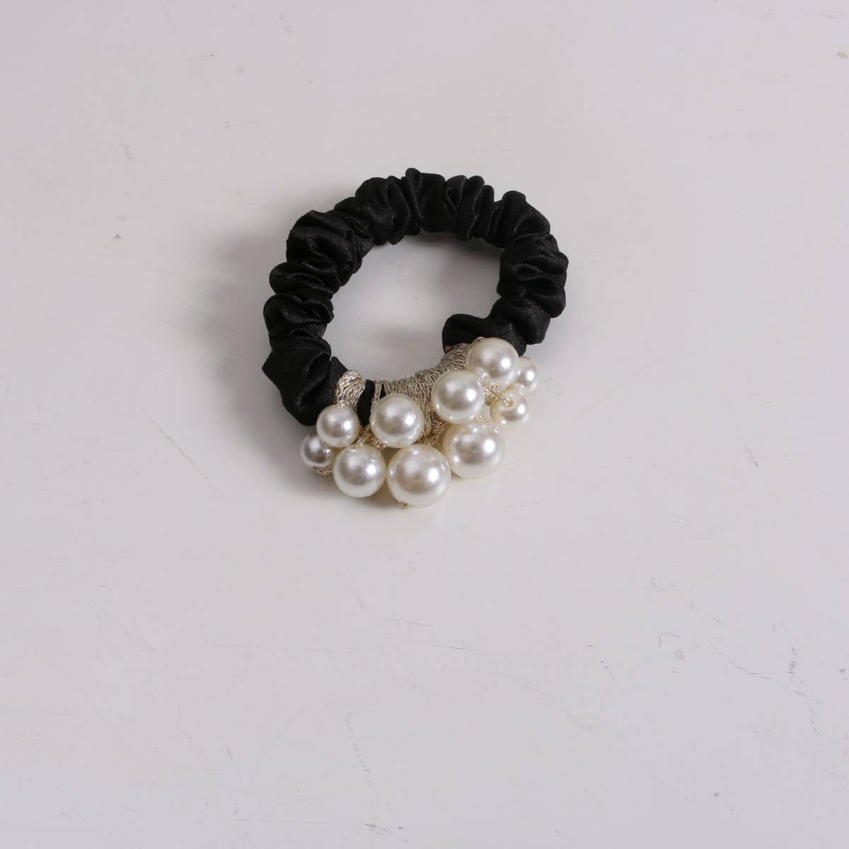 ELEGANT PEARL SCRUNCHIE SIMPLE CUTE NEW HAIR TIE_CWAHA6767