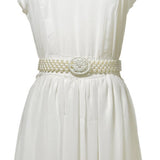 Women'S Sweet Elastic Pearl Wide Waist Chain_Cwabe0504