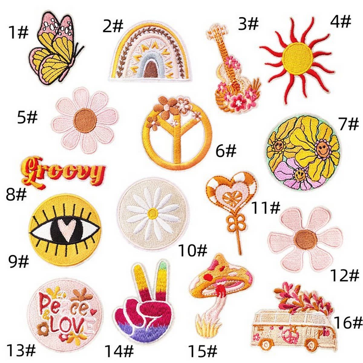 NEW FASHION CARTOON FLORAL CLOTH PATCHES_CWMM4032