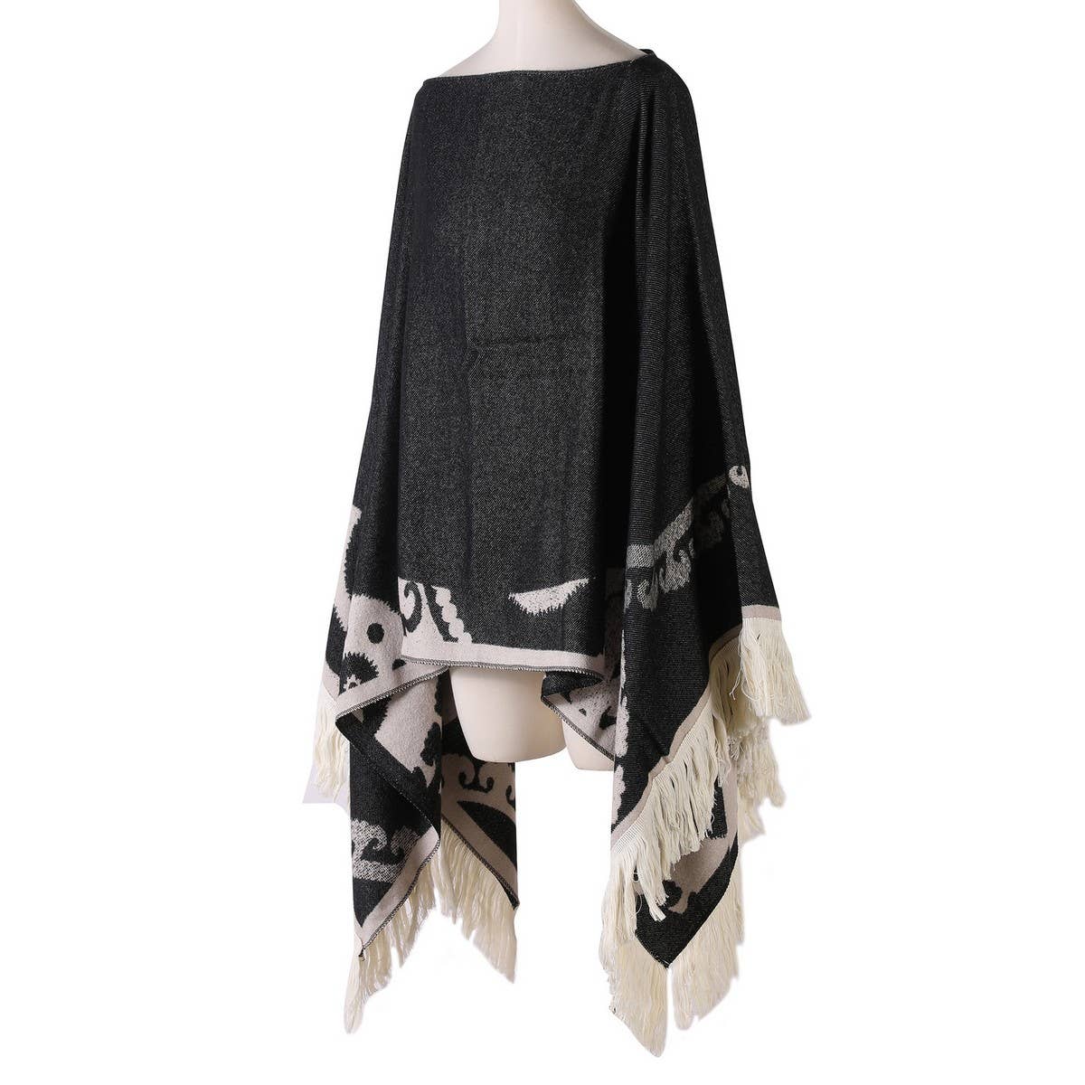 SHAWL WEAR SCARF LEISURE TRAVEL PULLOVER CLOAK_CWASC2274
