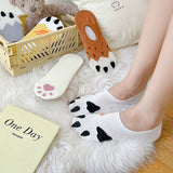 CUTE CAT PAW BOAT SOCKS SUMMER INVISIBLE SOCKS_CWMS0514