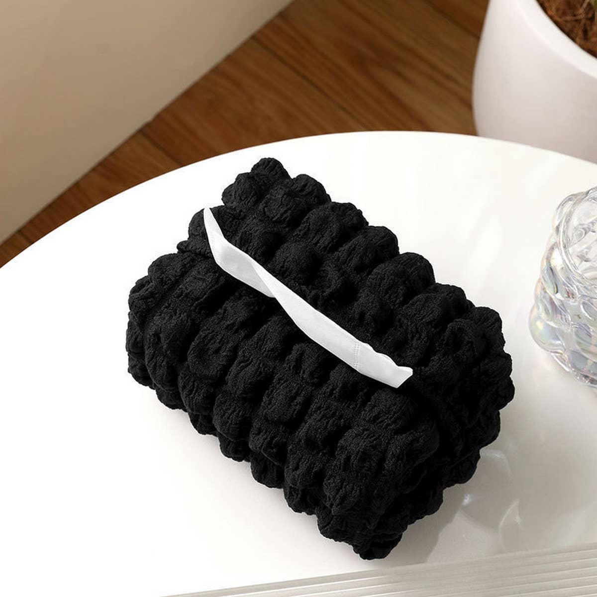 DOUBLE LAYER FABRIC HIGH VALUE COTTON TISSUE BOX_CWMM2246