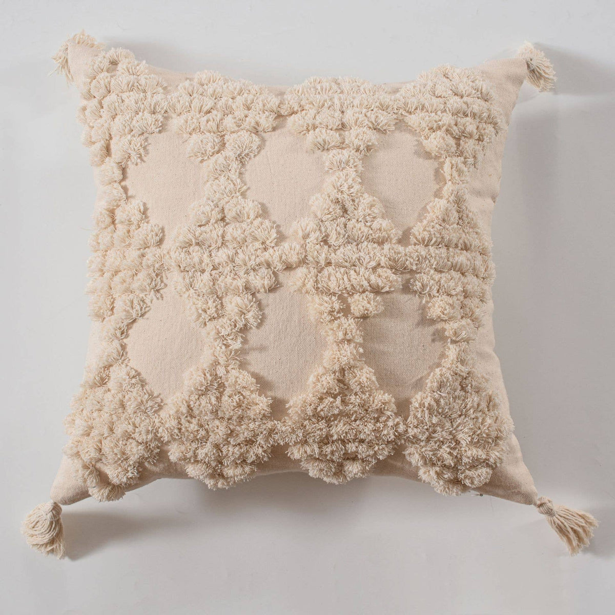 MULTI FLEECE PATTERNED COZY PILLOW COVER_CWMM0034