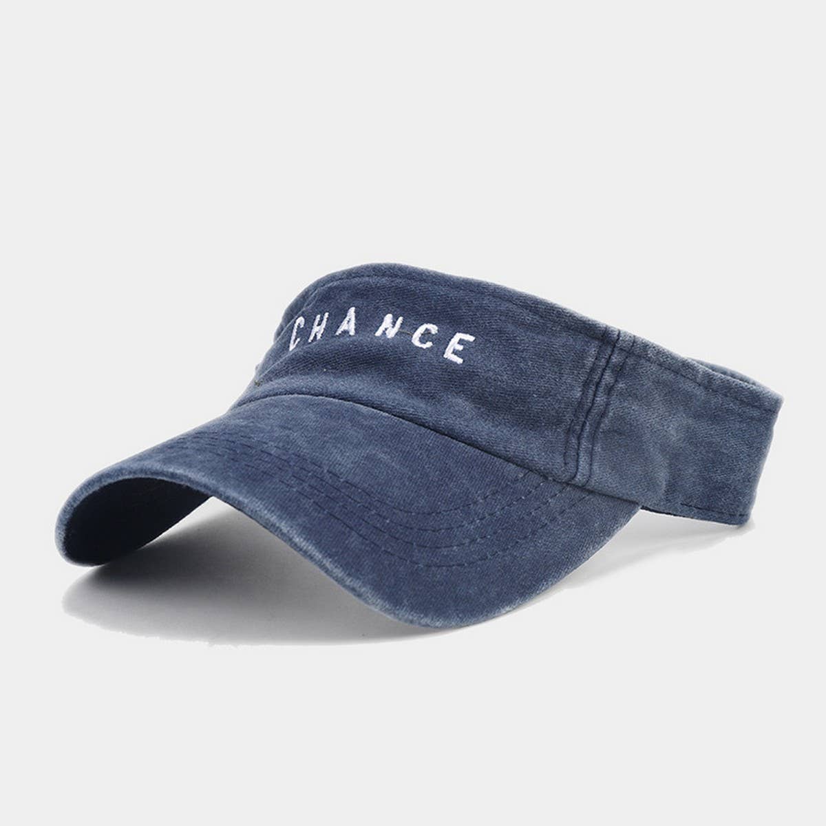 EMBROIDERED LETTER VISOR HAT SUMMER SUNSHADE CAP_CWAH3304