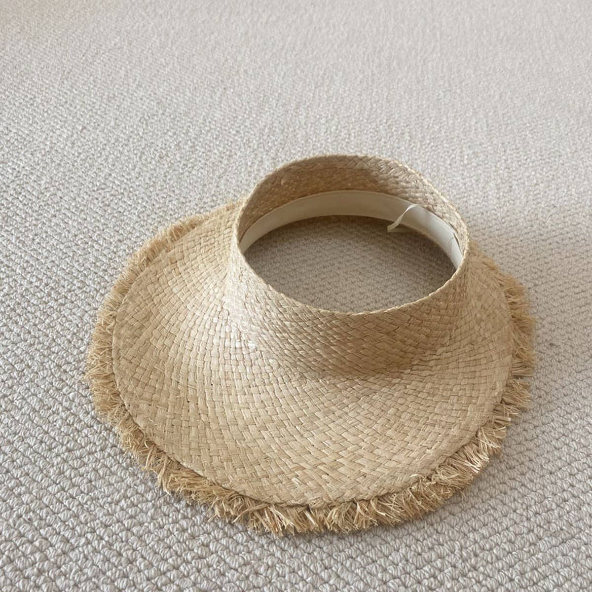 NATURAL STRAW HAT ECO FRIENDLY FASHION STRAW HAT_CWAH3499