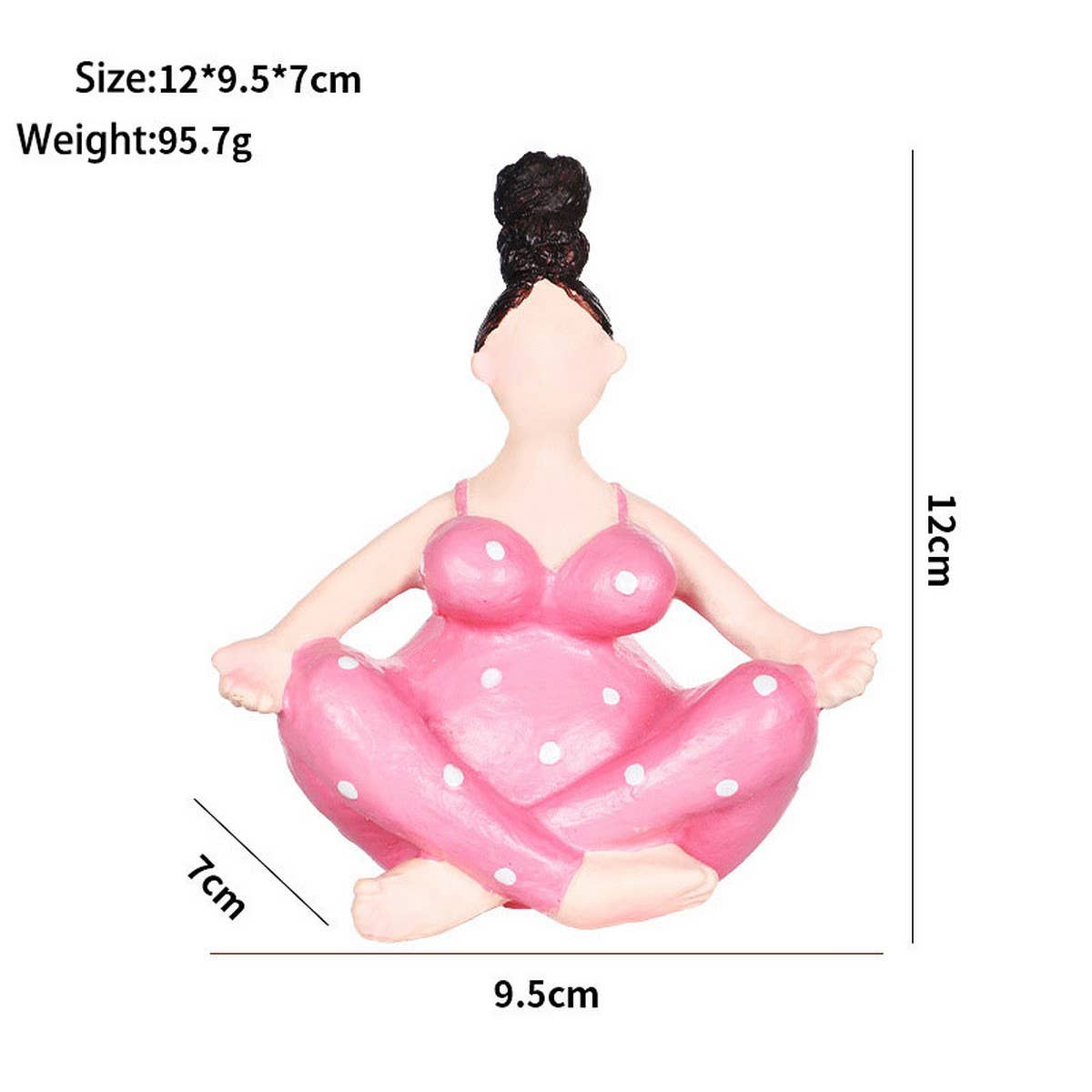 EUROPEAN YOGA GIRL RESIN DESK ORNAMENT_CWMM9882