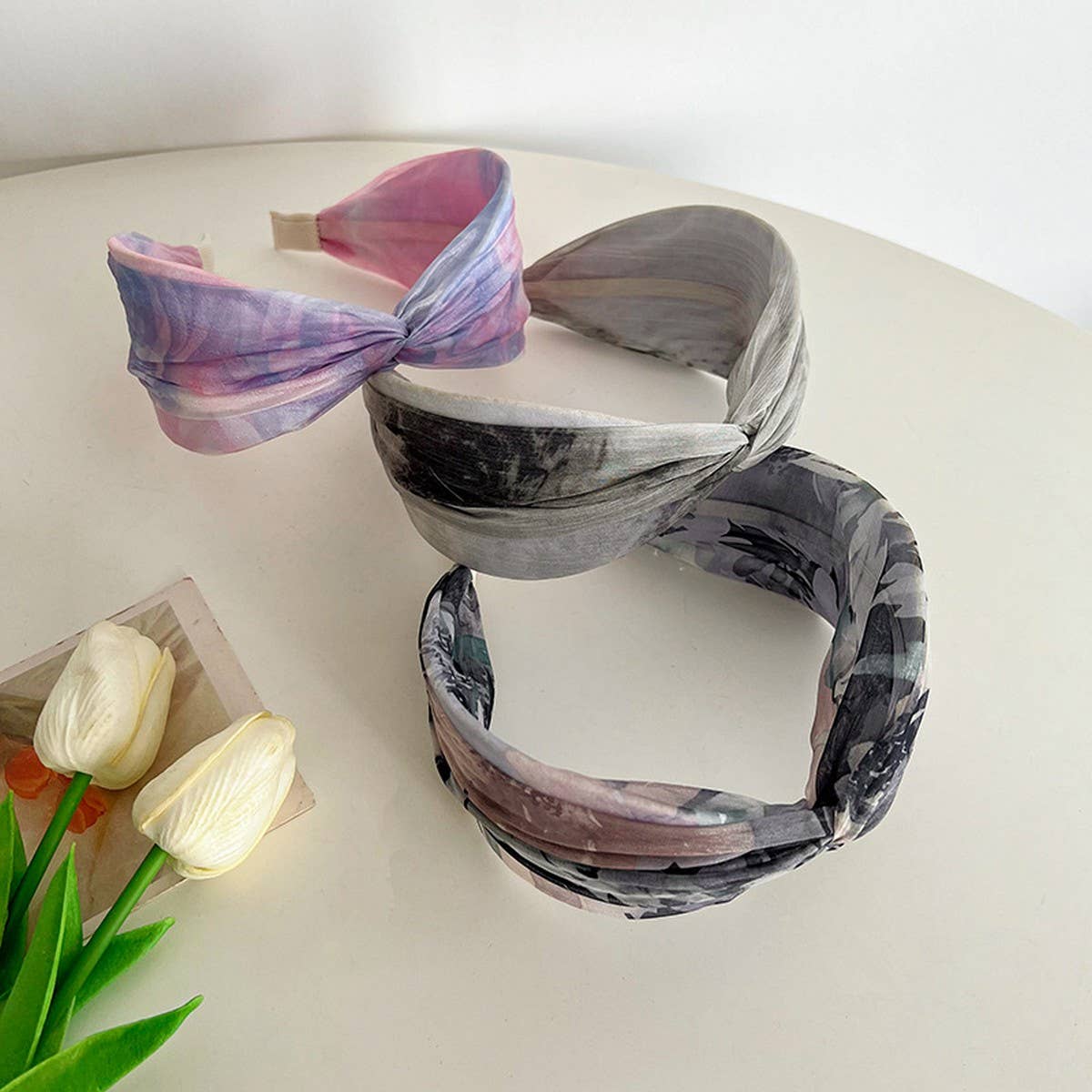 SUMMER FLORAL SWEET TIE DYE HEADBANDS_CWAHA1147