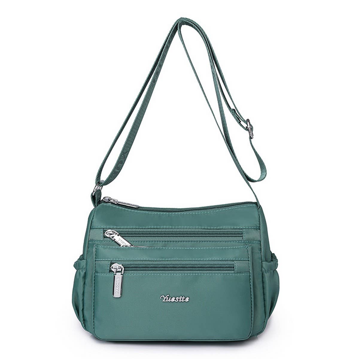 Nylon Multi-Compartment Shoulder Crossbody Bag_Cwasc1752