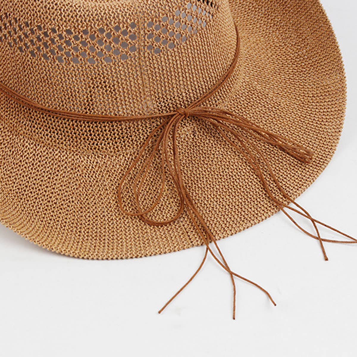 OUTDOOR BREATHABLE WESTERN COWBOY STRAW HAT_CWAH1193