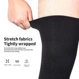 FOUR WAY STRETCH BLACK KNEE SLEEVE FOR SPORTS_CWMM7894