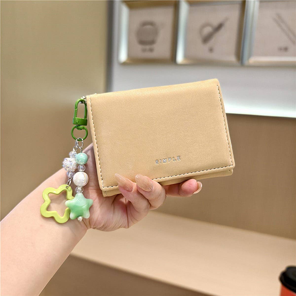 Trifold Short Wallet For Women With Card Slots_Cwab06208