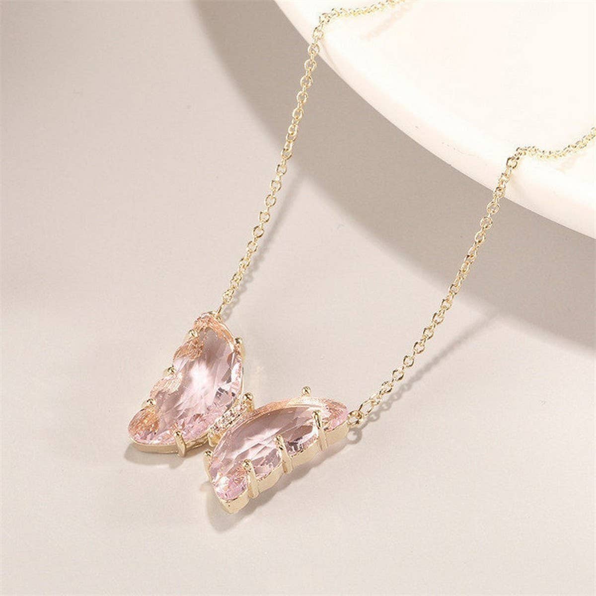 FAIRY GIRL FANTASY BUTTERFLY NECKLACE_CWAJE2000
