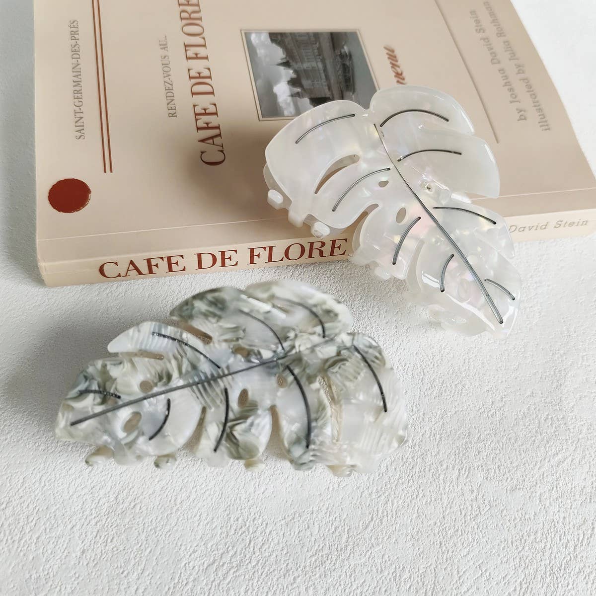 Autumn Leaf Acetate Hair Claw ? Elegant Updo Clip_Cwaha07253
