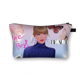 STYLISH PATTERNED WATERPROOF LINEN COSMETIC BAG_CWAB2257