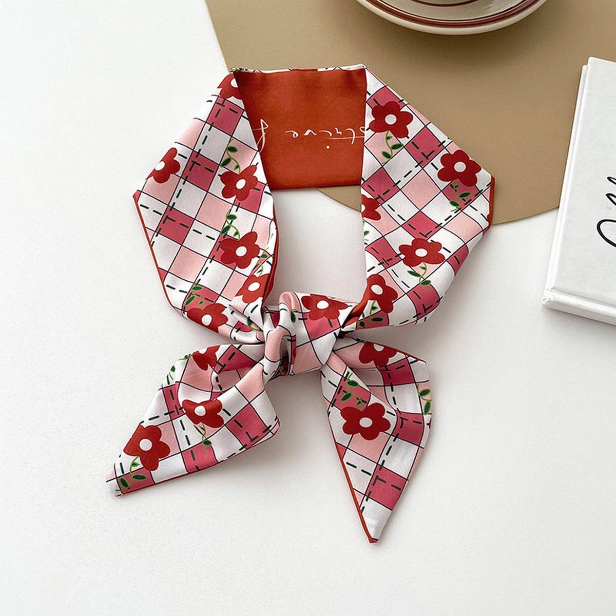 Womens Long Silk Scarf Fashion Headband