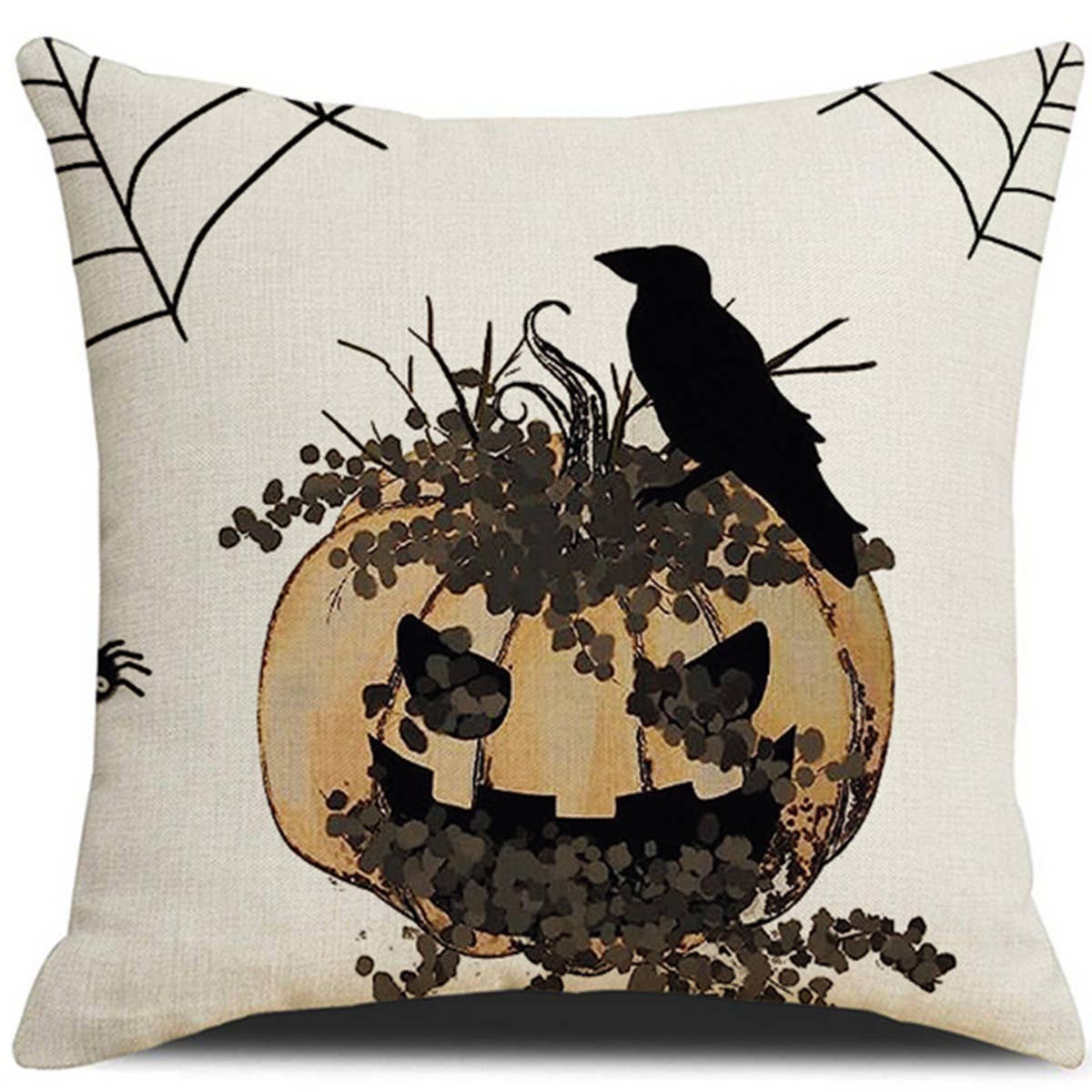 HALLOWEEN CARTOON SPIDER PILLOWCASE_CWMM1336