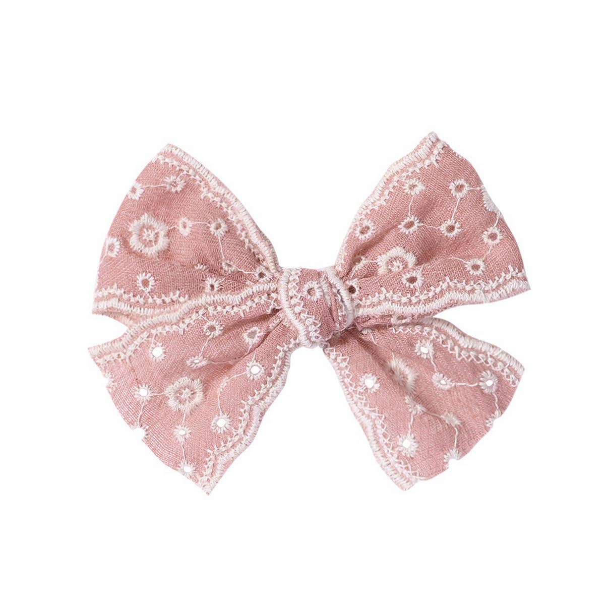 2024 NEW CHILDRENS SOLID COLOR LACE BOW HAIRPIN_CWAHA2397