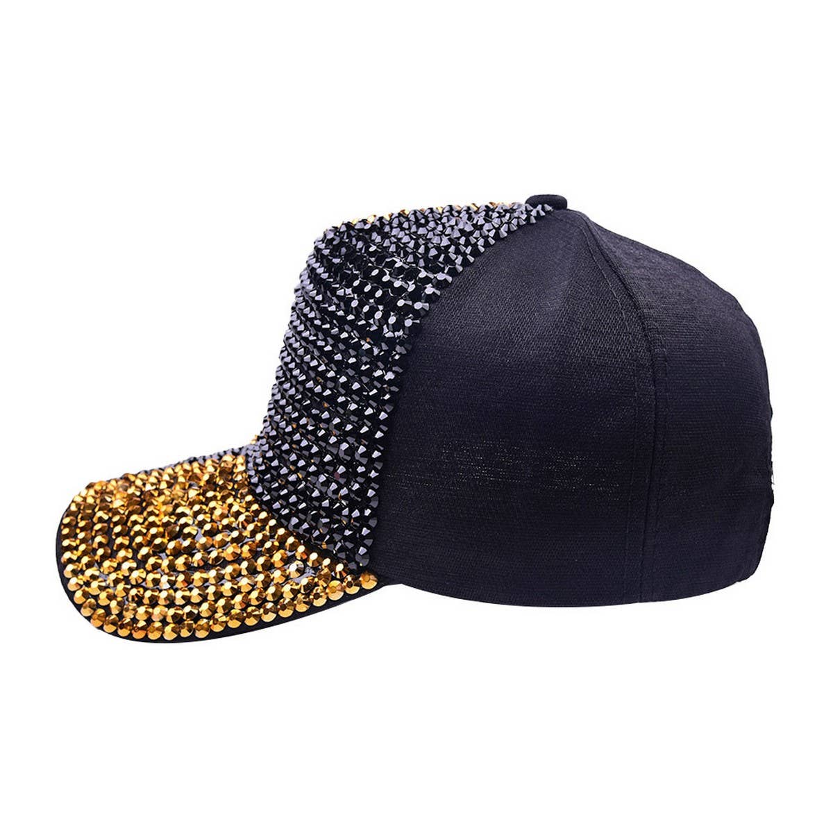 SUMMER BLING BASEBALL CAP STYLISH RHINESTONE HAT CWAH1236