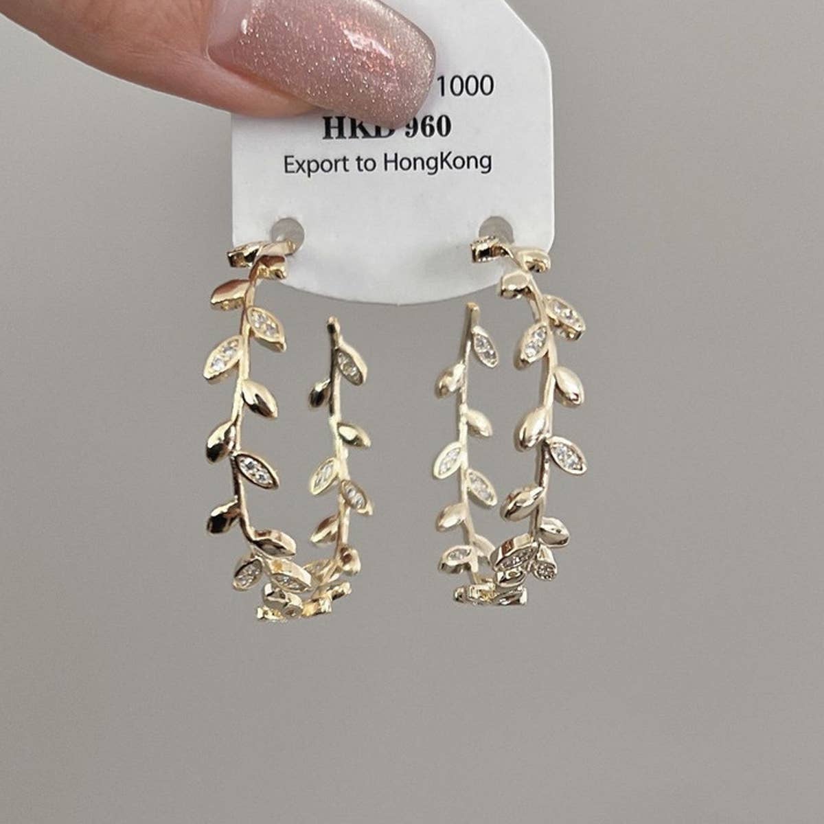 FOREST STYLE RETRO LEAF EARRINGS_CWAJE1452