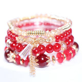 MULTI LAYERED CRYSTAL BRACELET EXOTIC SET_CWAJE1250