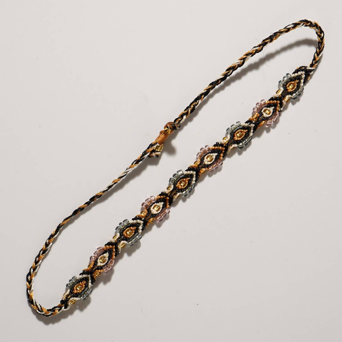 COLORFUL FLOWER RICE BEADS HANDMADE BEADED BRACELET_CWMM3803