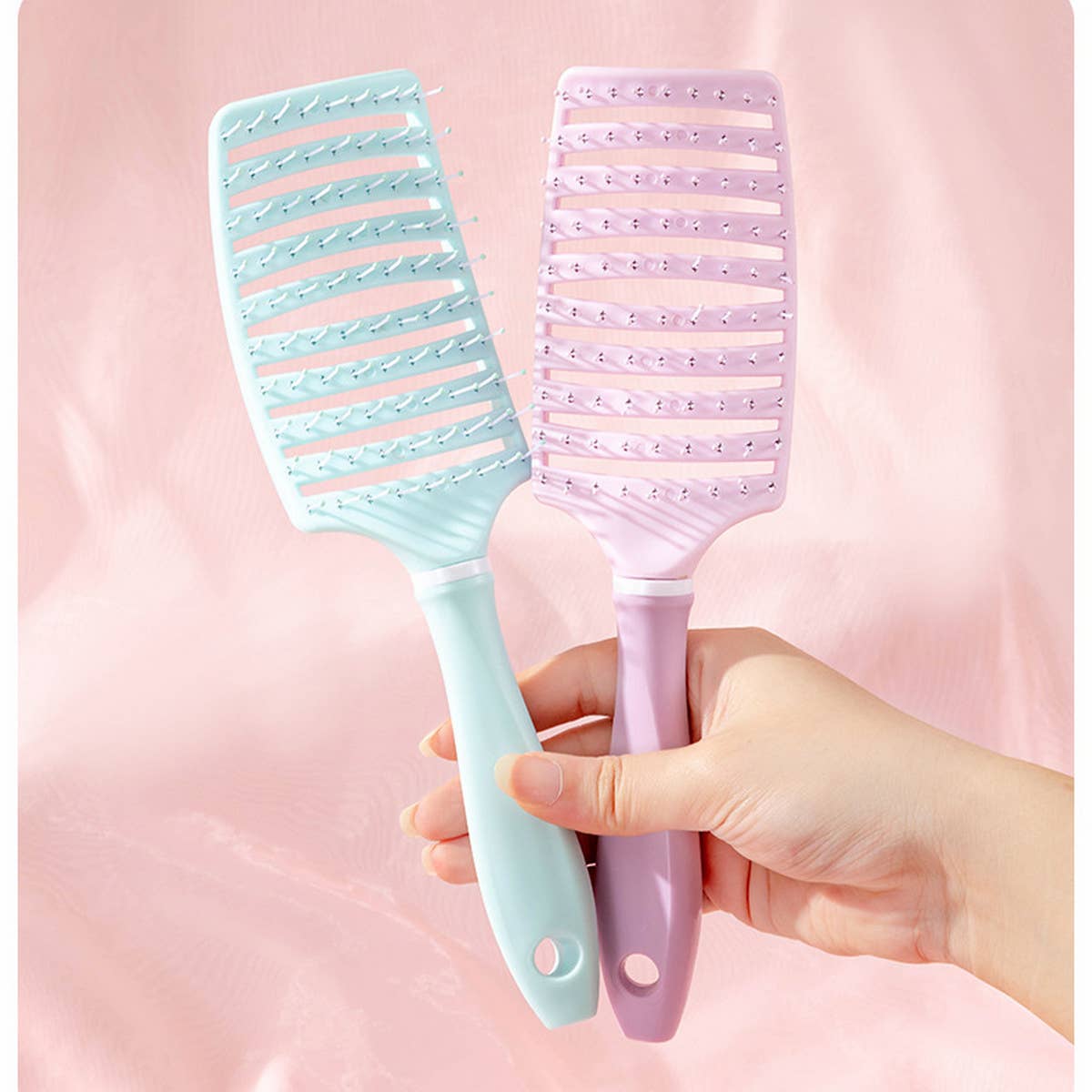 Women Hair Root Fluffy Massage Large Curved Comb_Cwmm0926