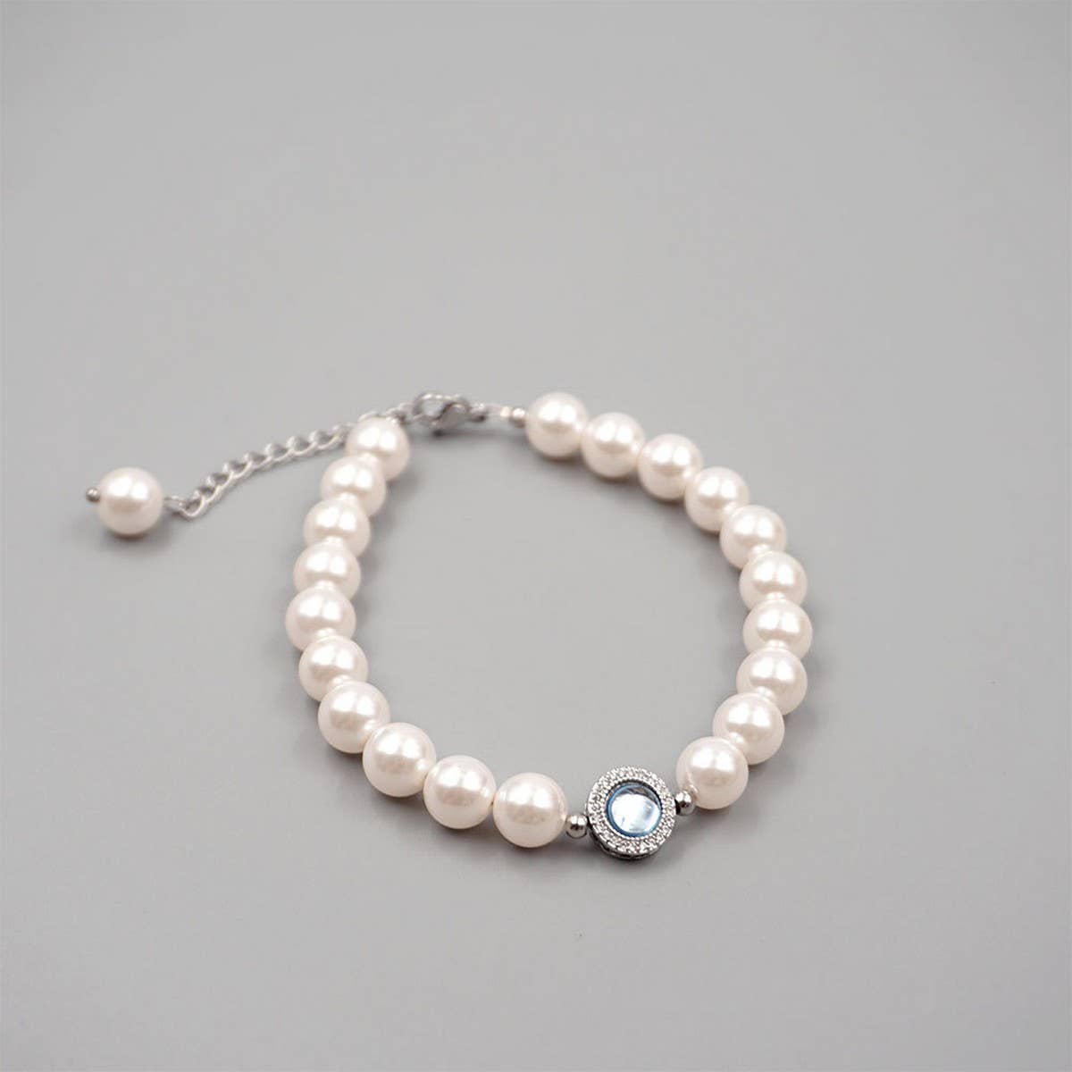 RETRO LIGHT LUXURY PEARL NECKLACE BRACELET SET_CWAJE1684