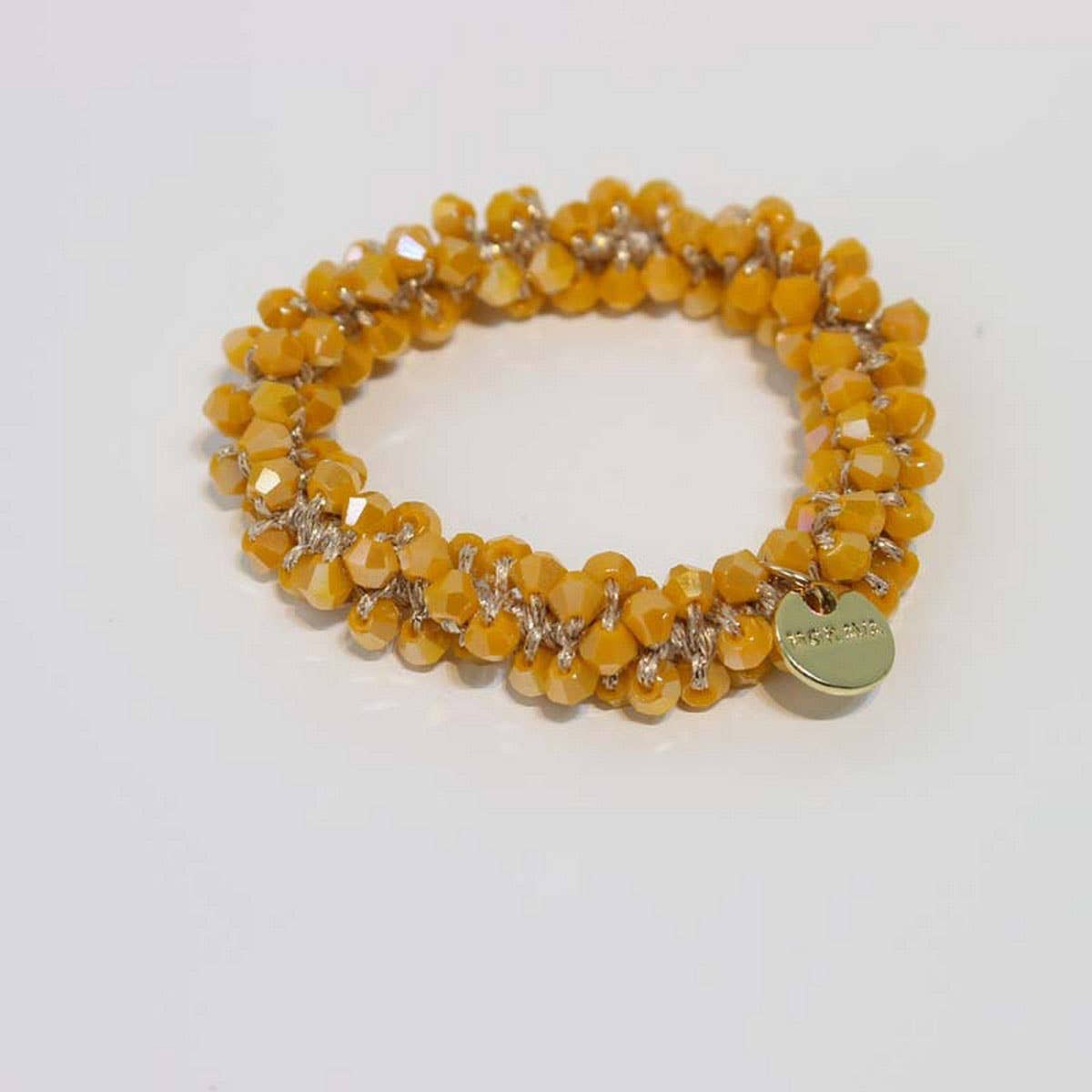 CUTE PEARL CRYSTAL HAIR TIE ELASTIC HANDMADE BAND_CWAHA6763