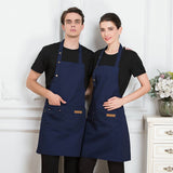 Cwmm1811_Work Anti-Fouling Household Apron With Pocket
