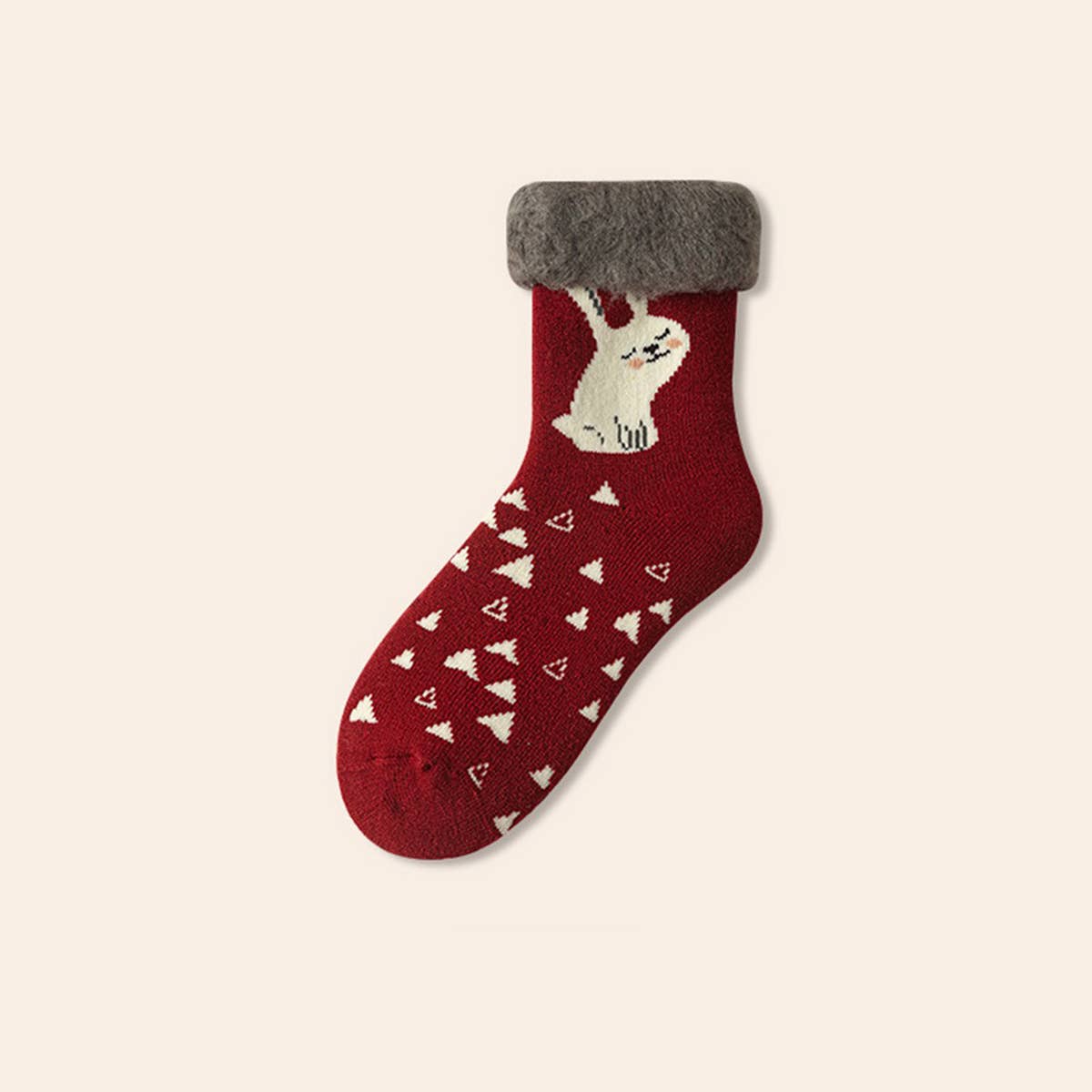Ultra-Thick Fleece Winter Warm Cartoon Socks_Cwms03159