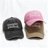 Stylish Soft Brim Baseball Cap With Letter_Cwah04608