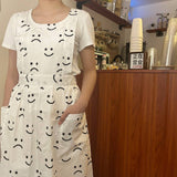 SMILEY REFRESHING COTTON WORK CLOTHES APRON_CWMM5844