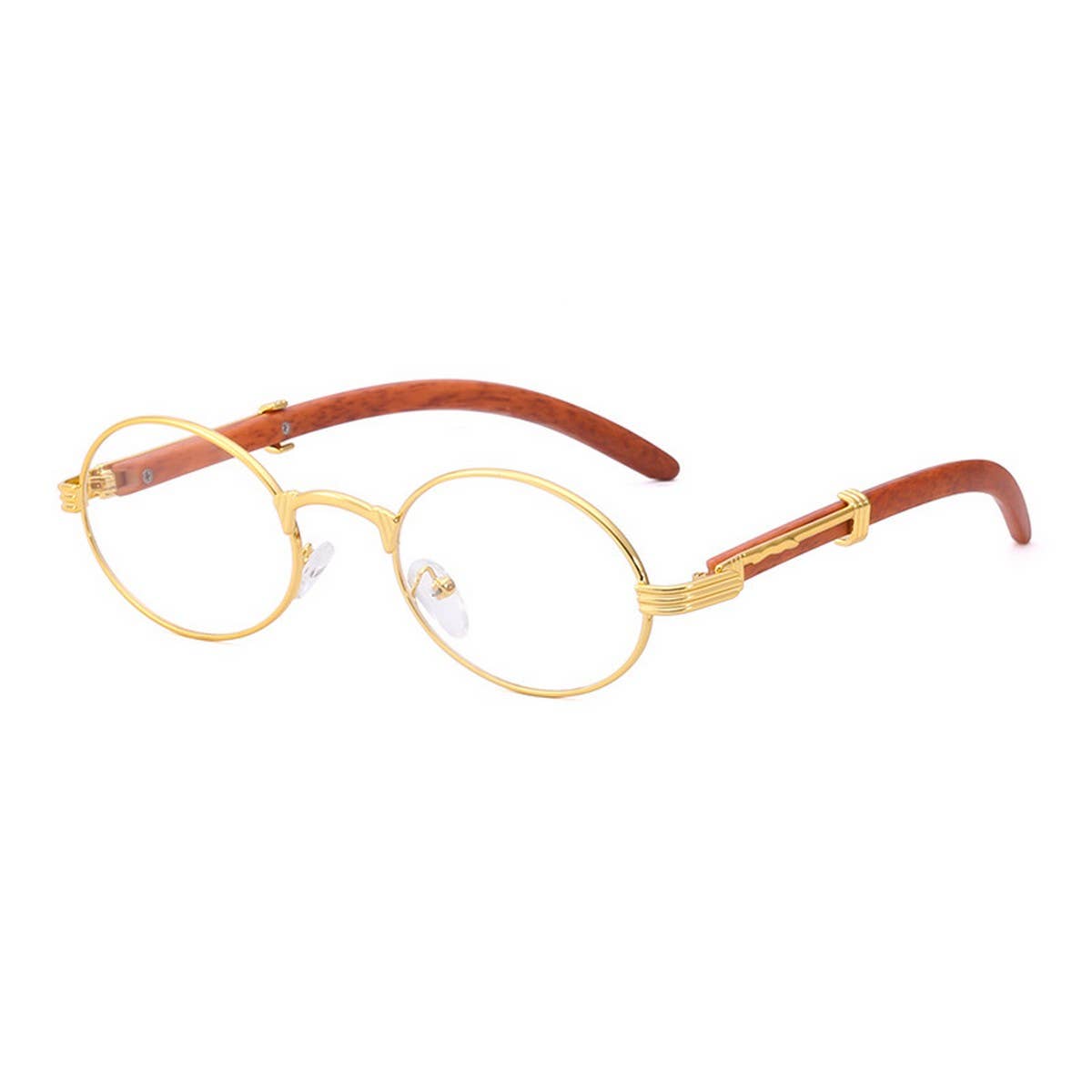 IMITATION WOOD SUNGLASSES ROUND FRAME SUNGLASSES_CWASG0581