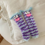 NEW CORAL FLEECE FUNNY UGLY CUTE THICKENED SOCKS_CWMS0868