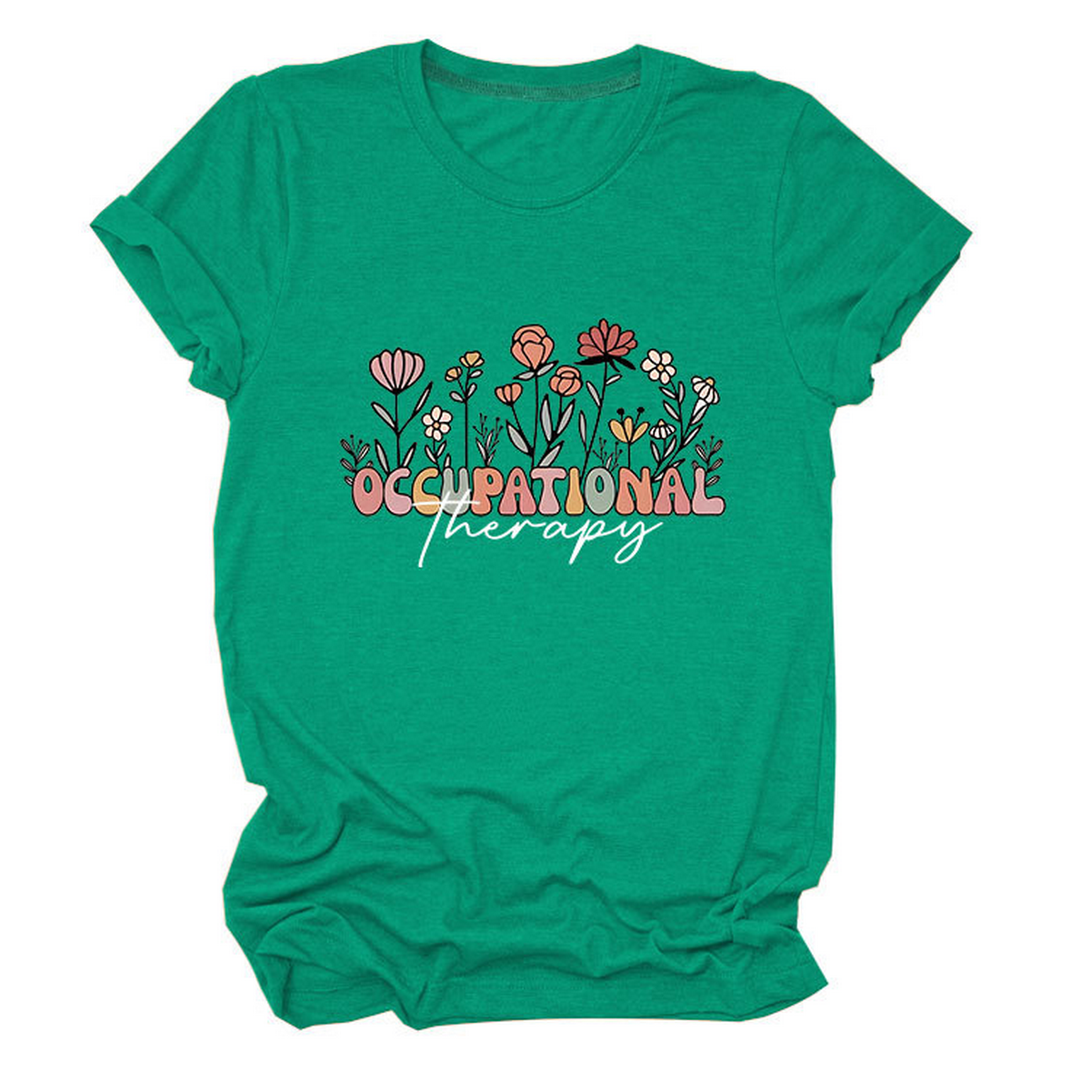CASUAL CREW NECK TEE OCCUPATIONAL THERAPY THEME_CWTTS1531