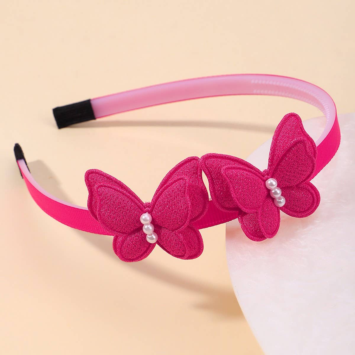 DOUBLE LAYER BUTTERFLY HEADBAND CANDY COLORS_CWAHA6723