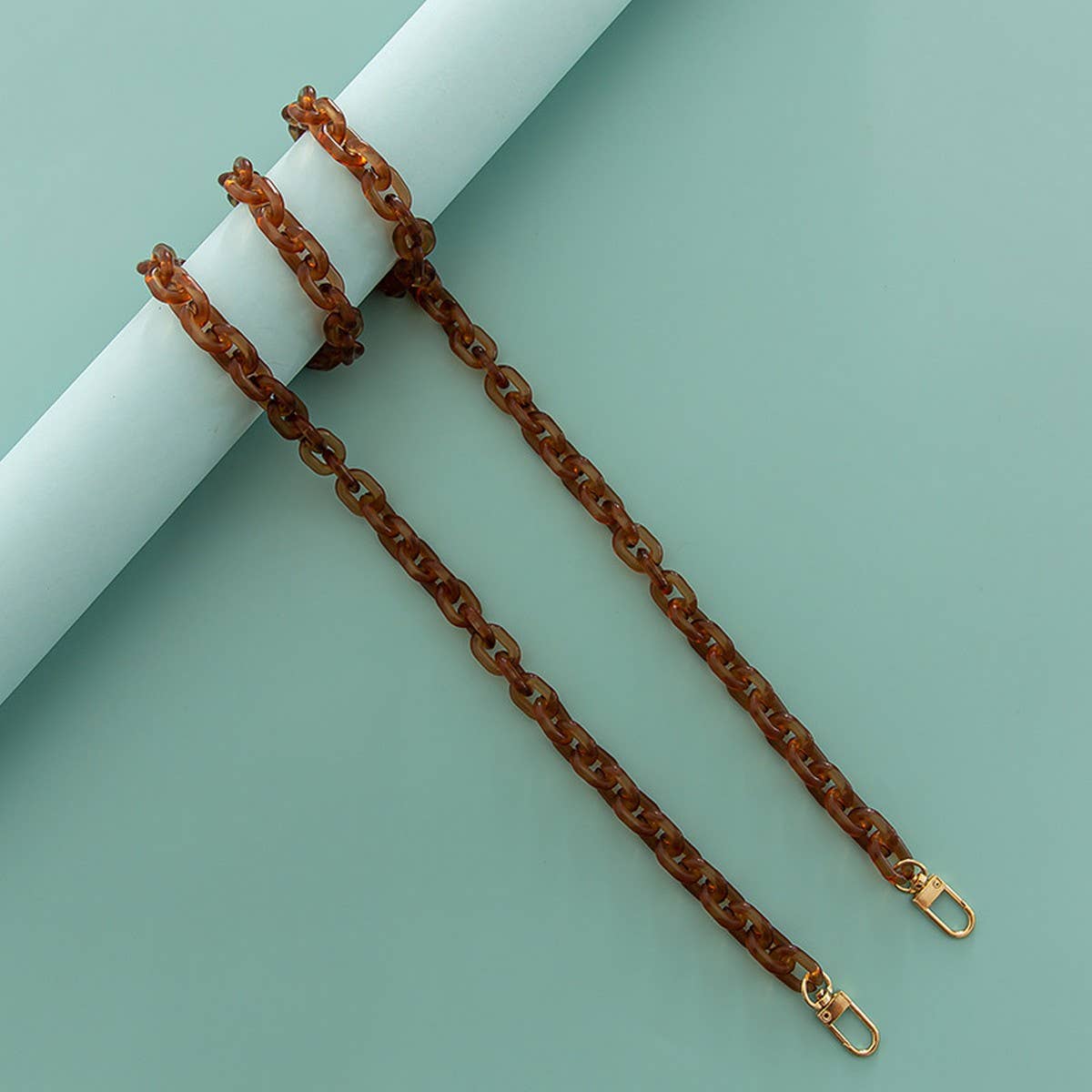 47.24" Jelly Crystal Clear Chain Bags Strap_Cwmm5069