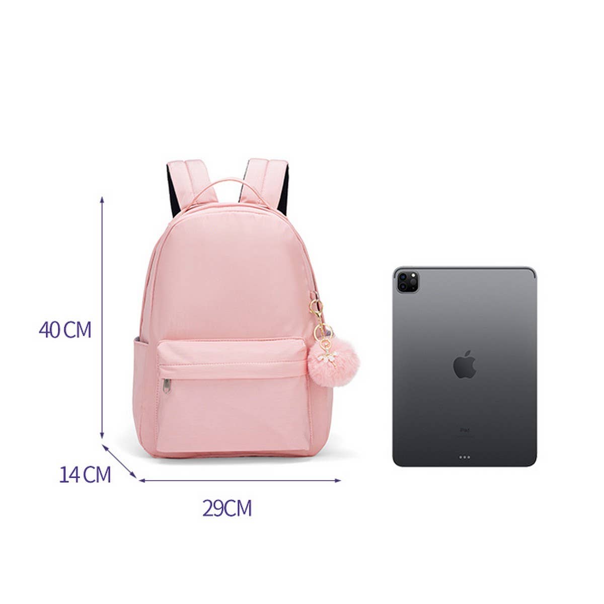 NYLON WATERPROOF BACKPACKS FOR SCHOOL GIRLS LARGE_CWAB5388