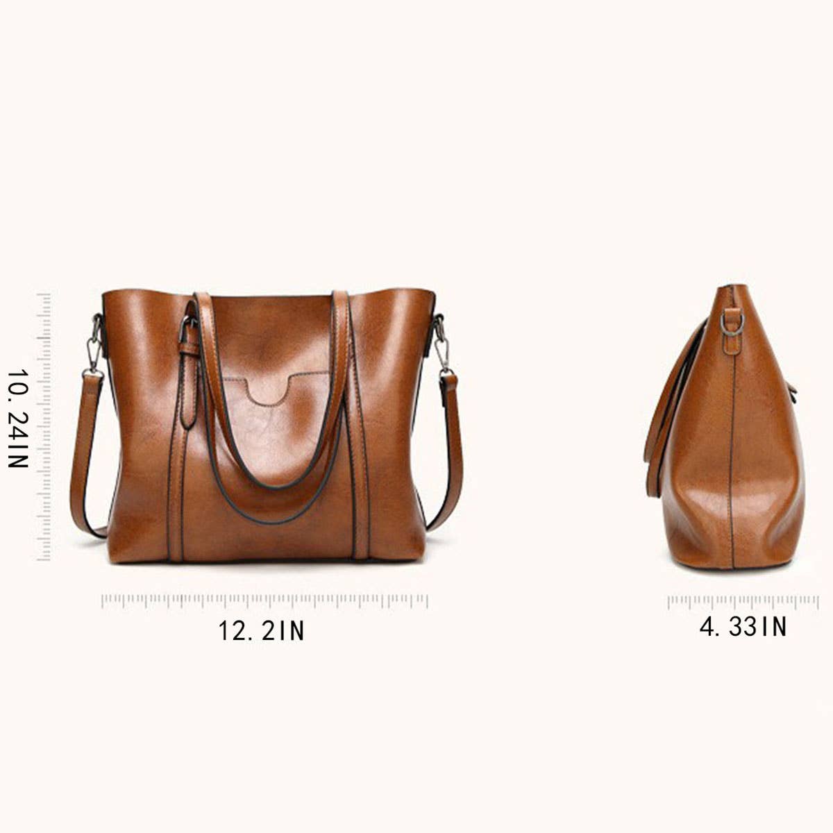 Cwab4842_2025 New Simple Retro Shoulder Handbag