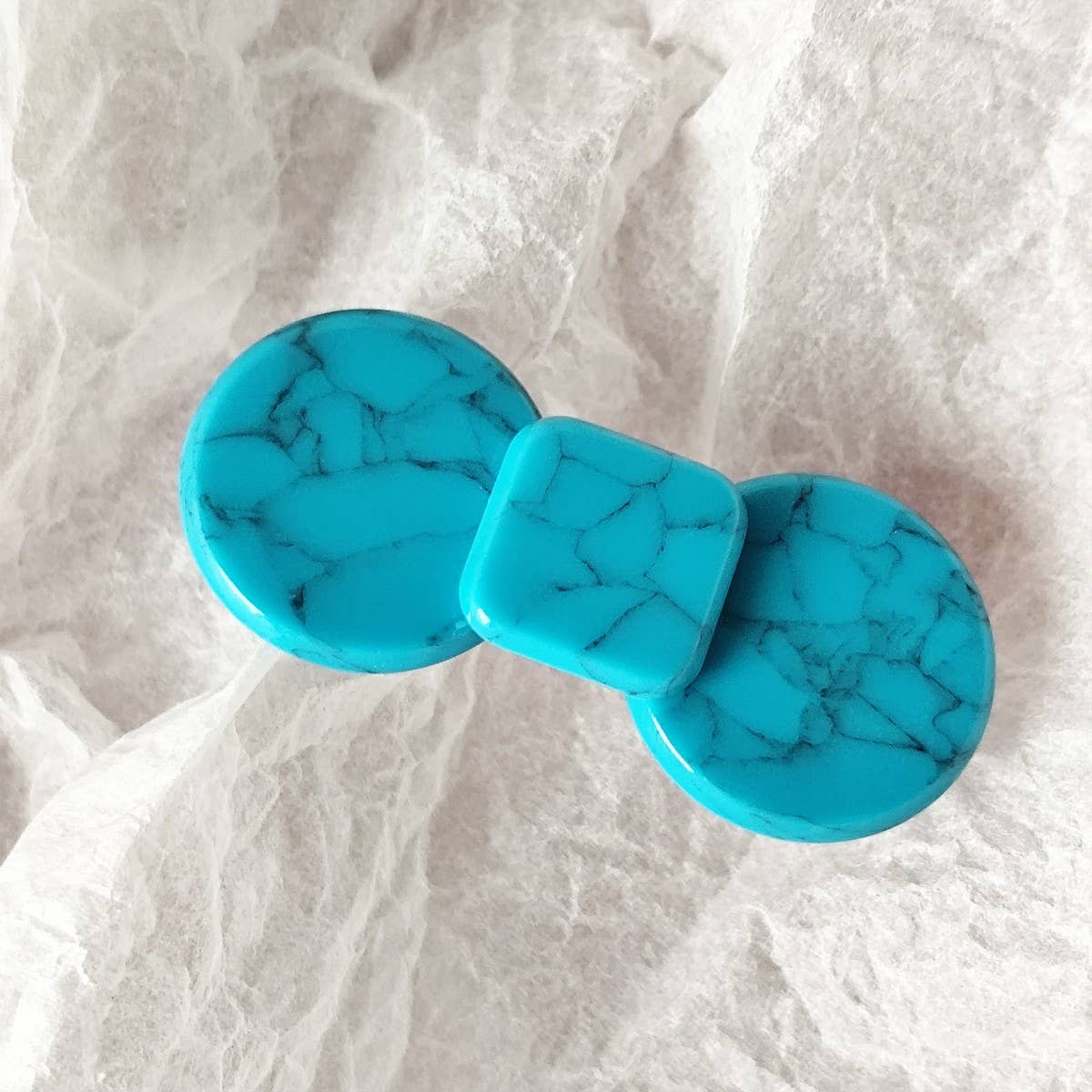 Cute Round Bow Hair Clip ? Colorful Duckbill Claw_Cwaha07186