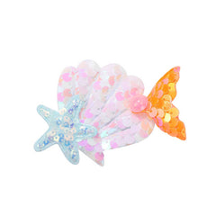 CHILDRENS SHELL PEARL MERMAID HAIRPIN_CWAHA2394