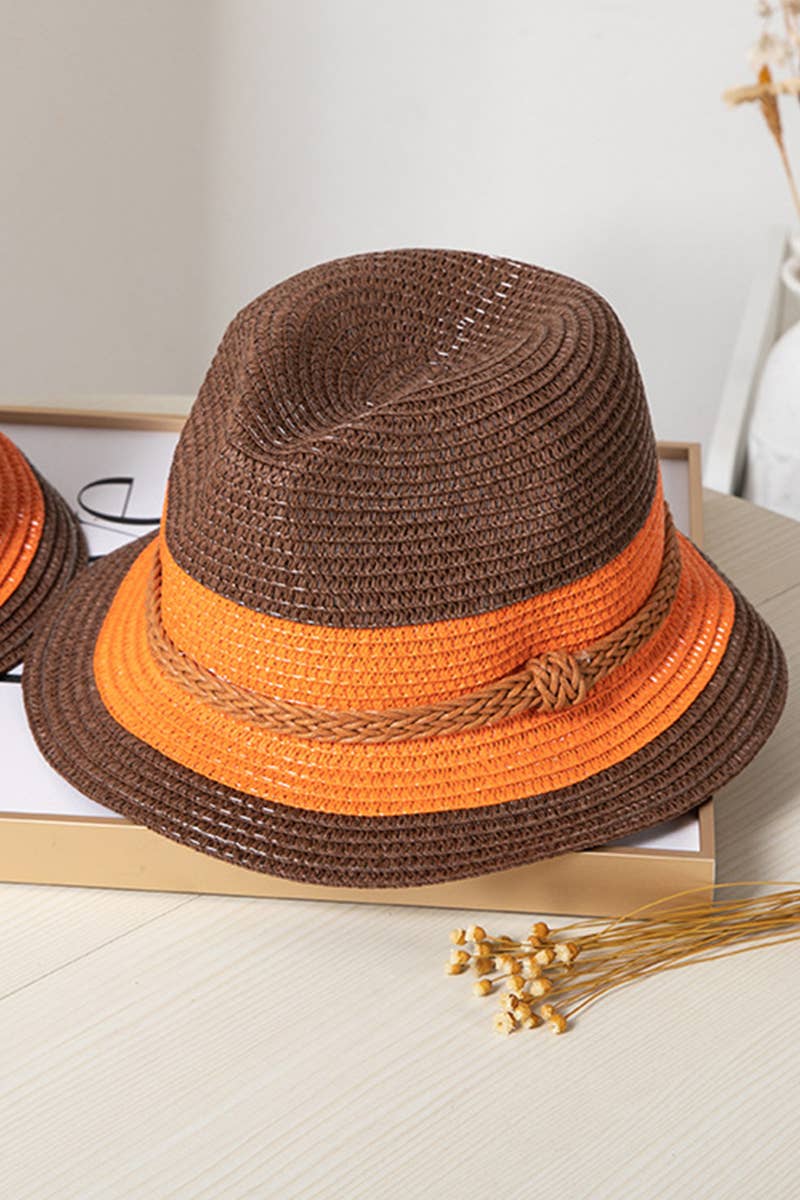 COLOR BLOCK SUN PROTECTION HAT_CWAH0468