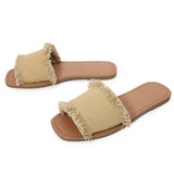 LADIES CASUAL BEACH FLAT SANDALS_CWSHS0652