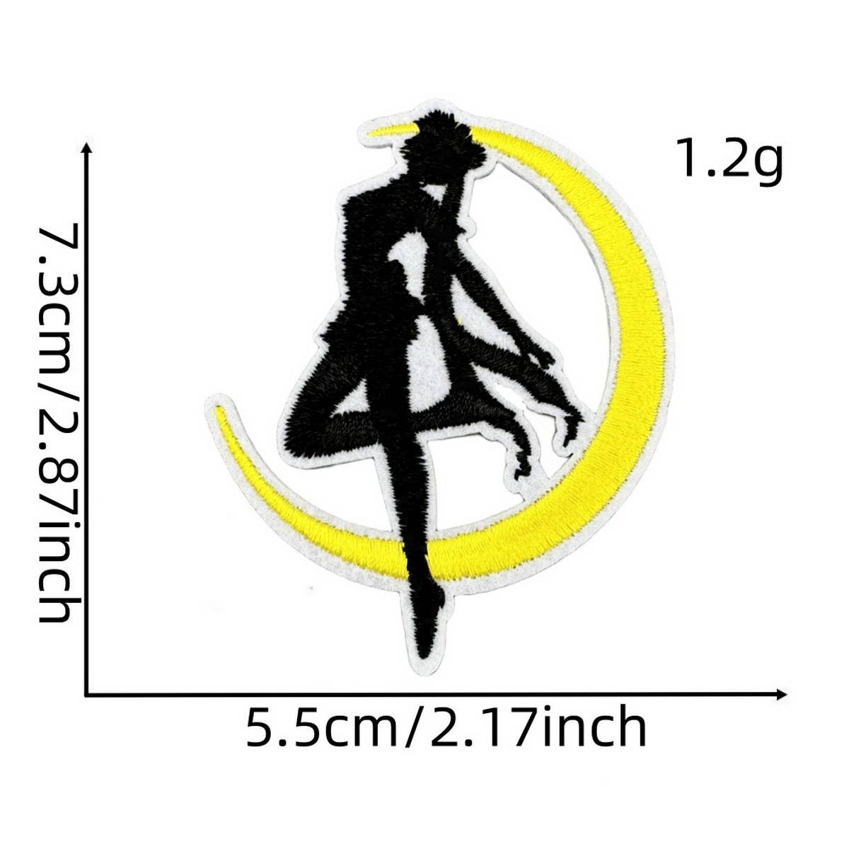 GIRL CARTOON MAGIC WARRIOR EMBROIDERED PATCH_CWMM4069