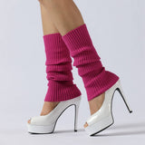 Warm Ballet Leggings High Elastic Stacked Socks_Cwms0748