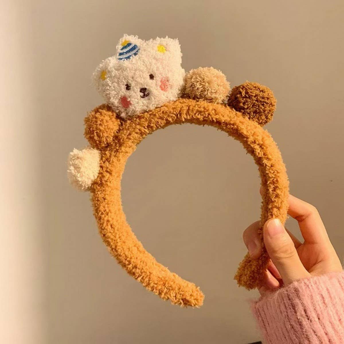 CARTOON BEAR DOLL CUTE HEADBAND_CWAHA2847